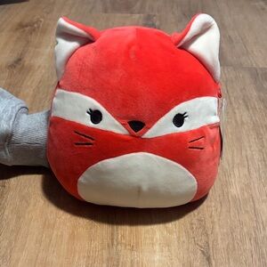 Squishmallows Red and White Fox Plush